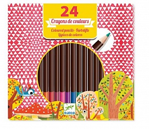 Цветные карандаши - 24 шт. (Djeco, 09752k)